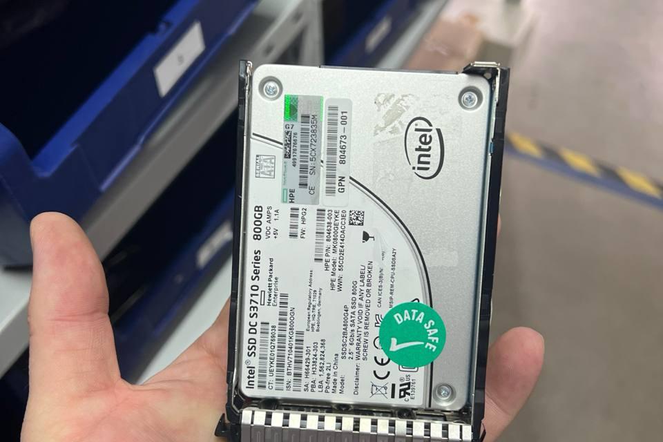 HPE 804671-B21, Носитель информации