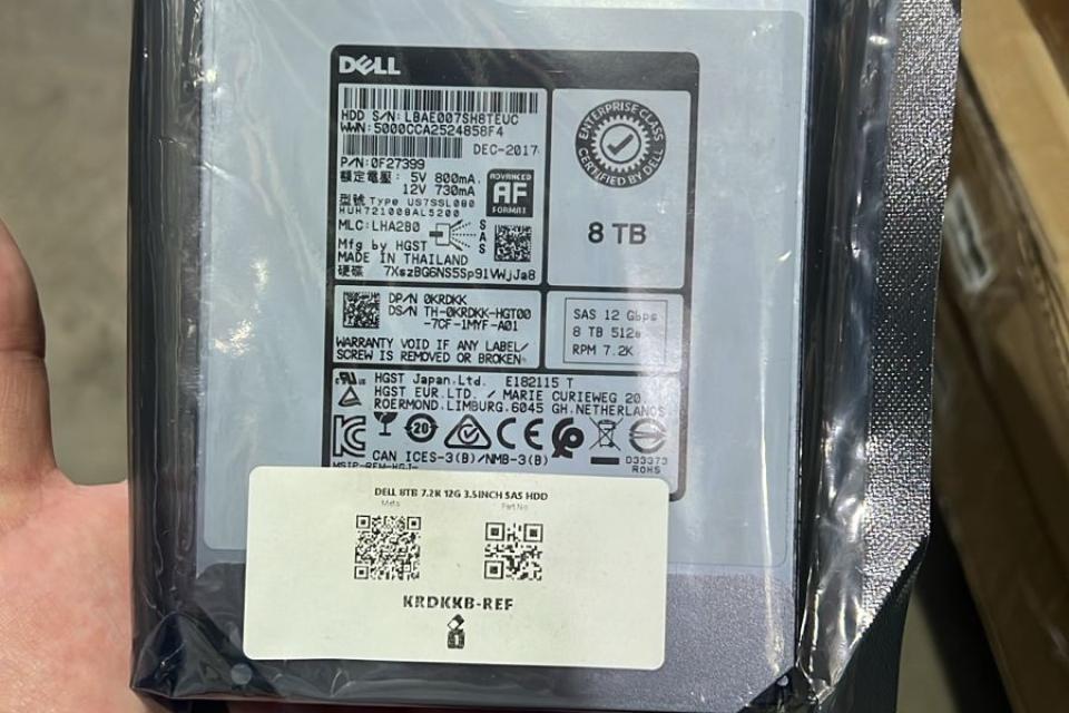 DELL KRDKK, Носитель информации